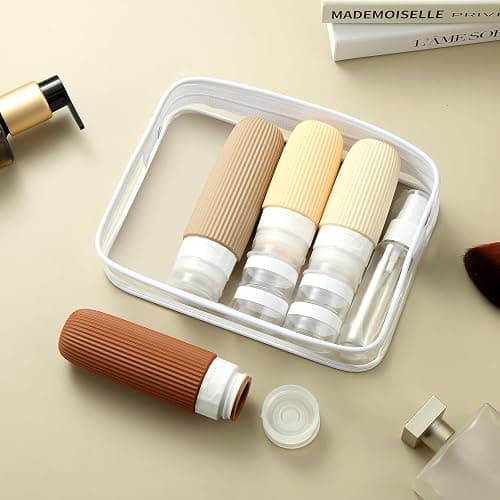 Mrsdry 16 Pack Travel Bottles Set, TSA Approved Leak Proof Silicone Squeezable Containers for Toiletries, Refillable Travel Accessories for Conditioner, Shampoo, Lotion & Body Wash Accessories thumbnail 6