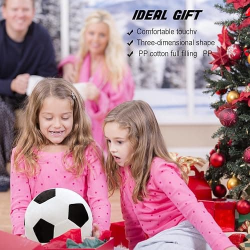 CHELEI2019 11" Plush Soccer Ball Pillow Soft Stuffed Animal Football Boys Toddler Toy Gifts thumbnail 6