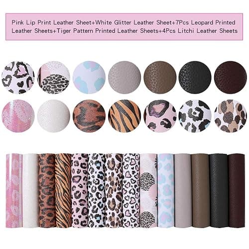 LITCHI Leather Bow Making Kit, Faux Leather Bow Kit, Faux Leather Bow Making Kit thumbnail 4