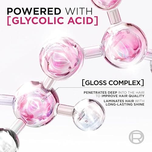 L'Oréal Paris Elvive Glycolic Gloss for Dull Porous Hair, Get The Shiniest Hair of Your Life, Glossing Routine for Mirror-Like Shine, Shampoo, Conditioner, Lamination Treatment, Leave-In Serum Set thumbnail 5