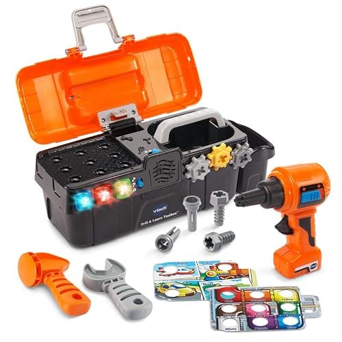 VTech Drill and Learn Toolbox , Orange - Image 1