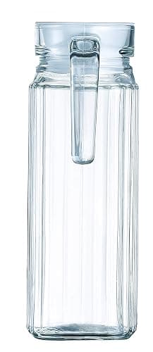 Luminarc ARC 70361 Quadro Krug, Kühlschrankkrug mit Deckel, 1.1 Liter, Glas, transparent, 1 Stück (Packung mit 2) thumbnail 4
