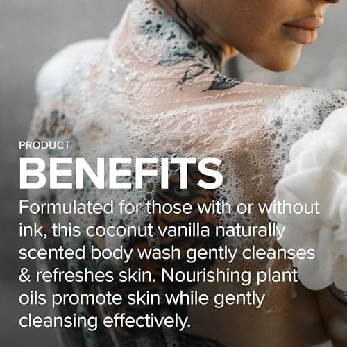 Mad Rabbit Refresh Body Wash - Tattoo Aftercare, Cleansing Ingredients Made For All Skin Types, Gentle, Anti-Aging & Hydrating Formula (16oz) thumbnail 2