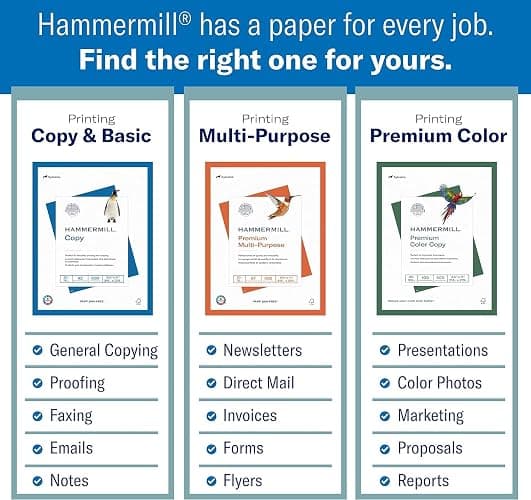 Hammermill Colored Paper, 20 lb Canary Printer Paper, 8.5 x 11-1 Ream (500 Sheets) - Made in the USA, Pastel Paper, 103341R, 1 Ream | 500 Sheets, Letter (8.5x11) thumbnail 4