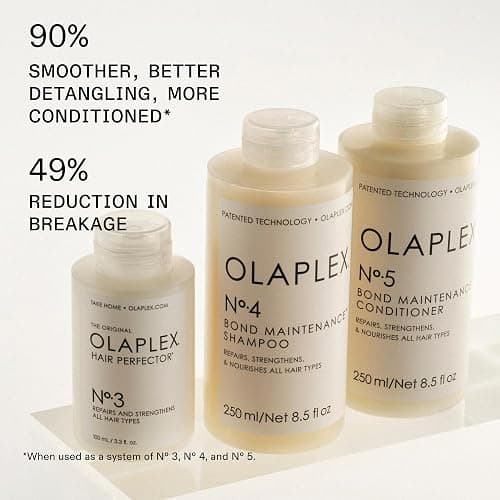 Olaplex No. 4 Bond Maintenance Shampoo, Repairs, Strengthens, & Nourishes All Hair Types, Adds Shine & Leaves Hair Feeling Soft, 250ml thumbnail 3