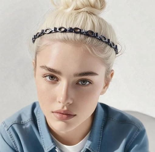 ZeriLion 2 Pack Double Layer Headband with Mini Clips Hair Styling Tool for Women Twist Braid Hair Band with 8 Attached Hairpins Easy DIY Hairstyle Accessories Black and Brown thumbnail 5