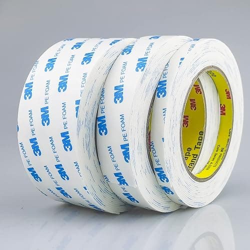 3M Double Sided Tape 1in x 16.5ft, Mounting Tape Heavy Duty, Removeable PE Foam Tape Strips, Strong Adhesive Tape Waterproof Free Damage for Paint Wall Picture Hanging Poster thumbnail 4