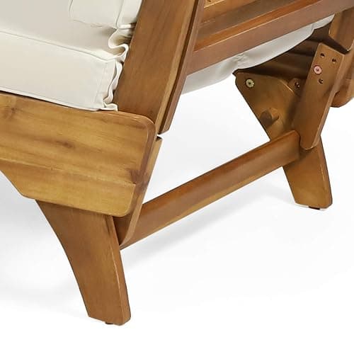 Christopher Knight Home Patrick Outdoor Acacia Wood Expandable Daybed with Water Resistant Cushions, Teak thumbnail 4