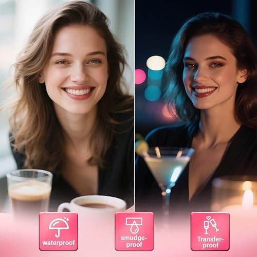 nakido Lip Stain - Lip Stain Peel Off | Waterproof, Transfer-Resistant, Smudge-Proof | Precise Application, One-Peel Finish | Long Lasting Lip Liner Stain for All-Day Color Hold（Coral Pink） - Coral Pink thumbnail 2