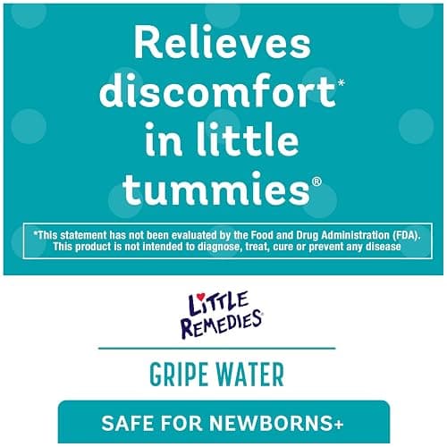 Little Remedies Gripe Water with Chamomile, Baby Gas Relief, 4 Fl Oz | Herbal Supplement with Chamomile, Relieves Gas, Colic & Hiccups, Safe for Newborns, No Alcohol or Artificial Dyes thumbnail 3