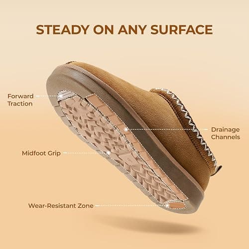 DREAM PAIRS Women's Fuzzy Cozy Slippers Genuine Suede Indoor Outdoor Fluffy Home Comfy Winter Slip On Cute Warm Memory Foam Furry Shoes FuzzyEasy thumbnail 7