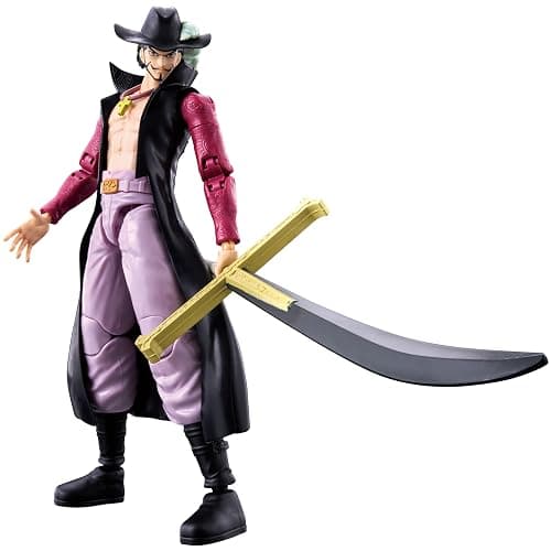 ANIME HEROES - One Piece - Dracule Mihawk Action Figure | One Piece 6 Inch Action Figure Anime Heroes - Dracule Mihawk thumbnail 5