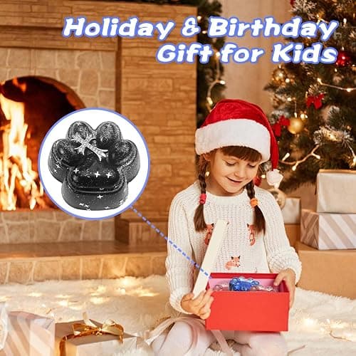 Gytera Cat Paw Squishies Fidget Toys, Hand Made Soft Cute Squeeze Sensory Toys for Kids with Autism, Goodie Bags Stuffers Birthday for Kids - Shiny Paw thumbnail 6