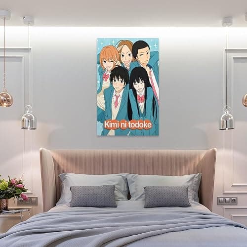 GERRIT Anime Kimi Ni Todoke From Me to You Canvas Wall Art for Room Aesthetic and Decor - Bedroom Living Room Poster 24x36inch(60x90cm) Unframe-style thumbnail 8