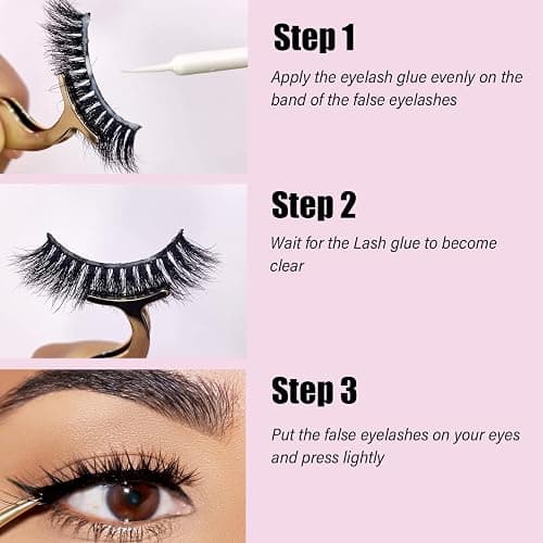 Super Strong Hold Waterproof Latex-Free Eyelash Adhesive - Clear Lash Glue Suitable for Sensitive Eyes - 5ml/0.18oz (1 Pack) thumbnail 6