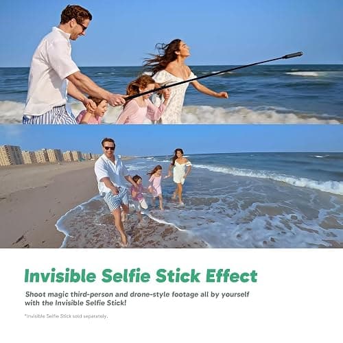 AKASO 360 Weatherproof 360° Action Camera - 5.7K 360 Video with 1/2" 48MP Sensors, 72MP 360 Photo, 360-SuperSmooth, 2.29" Touchscreen, Invisible Selfie Stick Effect, 360° Horizon Lock, AI Tracking thumbnail 4