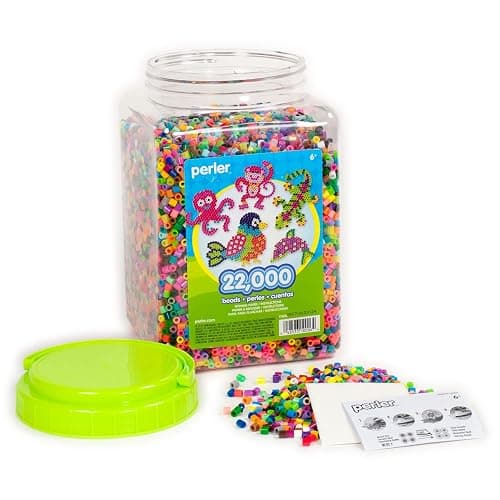 Perler Multi-Mix Fuse Beads Jar, Assorted Colors, Pack of 22000 (PER17000) thumbnail 3