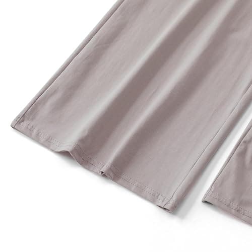 Fold Over Yoga Pants for Women Wide Leg Sweatpants Lounge Low Waist Flare Leggings Bell Bottoms Teen Girls Pants thumbnail 7
