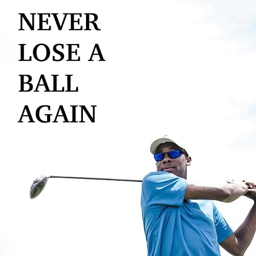 Original Golf Ball Finder Glasses Sports Edition, Blue Tinted Lens Illuminates White, Comes with Carry Pouch, Gift for Golfing Men & Women - ThumbsUp! thumbnail 7