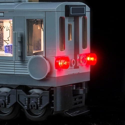 Hilighting Upgraded Led Light Kit Compatible with Lego Doc Ock Subway Train Scene Building Set, Lights Decoration Compatible with Lego 76321 (Model Not Included) thumbnail 6