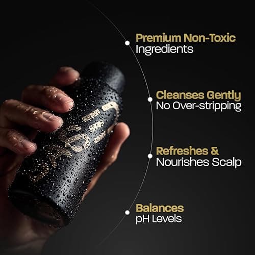 BASED Shower Duo Shampoo & Conditioner Bundle with Peppermint Oil, & Coconut Oil, Cleansing Shampoo & Hydrating Conditioner for Men, No Sulfates, Parabens or Phthalates, 12 fl oz Bottle (Pack of 2) thumbnail 2