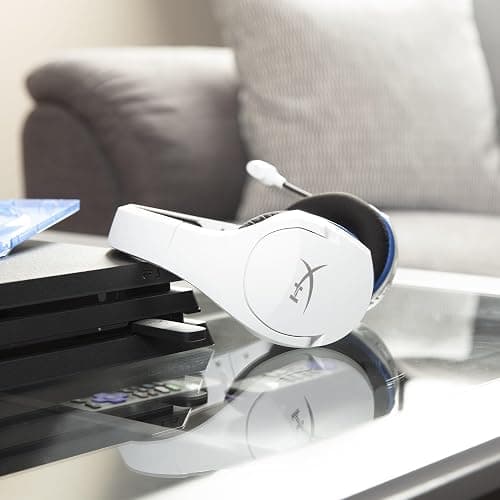 HyperX HHSS1C-KB-WT/G Cloud Stinger Core – Wireless Gaming Headset, for PS4, PS5, PC, Lightweight, Durable Steel Sliders, Noise-Cancelling Microphone - White thumbnail 2
