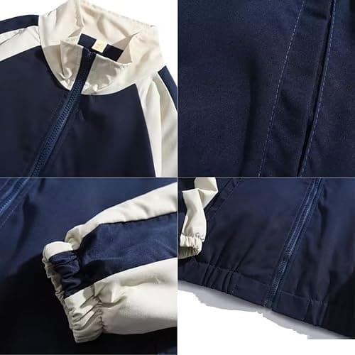 Hesaco Unisex Varsity Jacket, Letter Winter Jackets for Men and Women Streetwear Bomber Coats thumbnail 7