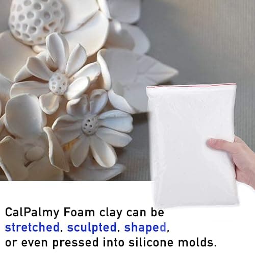 Moldable Cosplay Foam Clay (White) – High Density and Hiqh Quality for Intricate Designs | Air Dries to Perfection for Cutting with a Knife or Rotary Tool, Sanding or Shaping thumbnail 5
