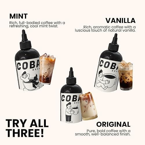 COBA Premium Coffee Concentrate: Bold & Extra Strong Kick - 20x Cups | Instant Cold Brew/ Hot Coffee in Seconds | Specialty, Fair Trade, Organic, Medium Roast, Dairy Free | 2 TEASPOONS/Cup | Rich Flavor (8 Fl Oz (Pack of 1), Original) thumbnail 7