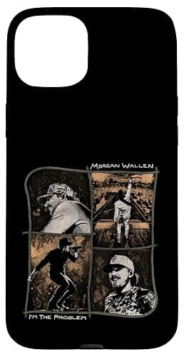 Official Morgan Wallen Photo Collage Case for iPhone 15 Plus - Image 1