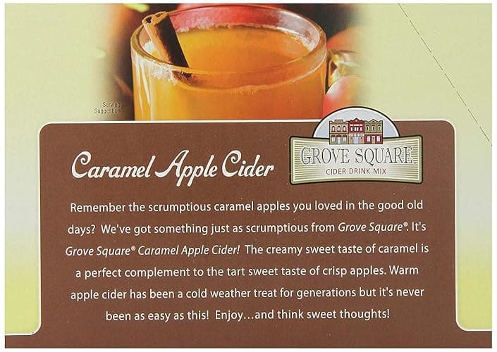Grove Square Cider Single Serve Cups, Caramel Apple, 24 Count (Pack of 1) thumbnail 3