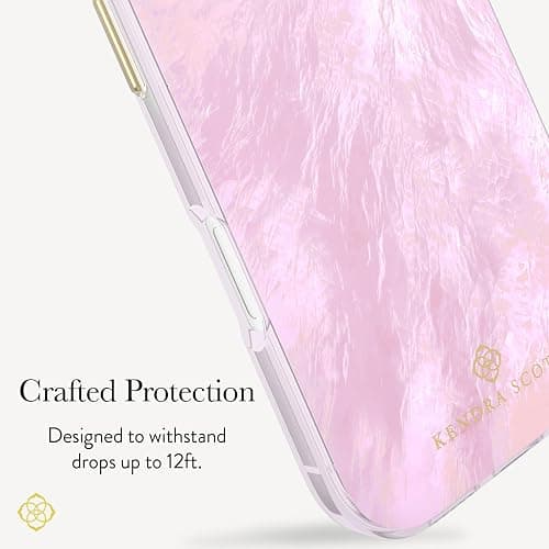 Kendra Scott iPhone 17 Pro Case - MagSafe Phone Case - Pink Pearl | Compatible with MagSafe - Lightweight Designer Case for iPhone 17 Pro with Anti-Scratch Coating and Mother-of-Pearl Finish thumbnail 3