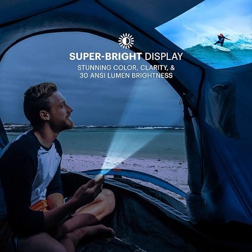 Kodak Ultra Mini Portable Projector - HD 1080p support LED DLP Rechargeable Pico Projector - 100" Display, Built-in Speaker - HDMI, USB and Micro SD - Compatible with iPhone iPad, Android Phones thumbnail 4