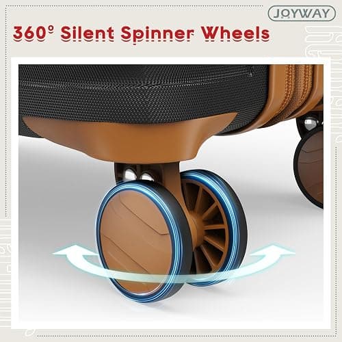 Joyway Expandable Carry on Luggage Sets Airline Approved, Lightweight Hard Shell 20 Inch Carry-on Suitcase with Spinner Wheels thumbnail 7
