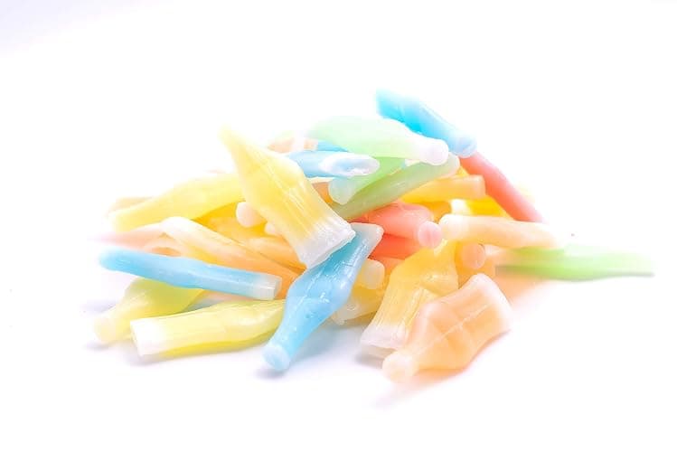 Nik-L-Nips Wax Bottle Candy – 3 LB Resealable Stand Up Bag (Approx. 150 Pieces) – Classic Wax Bottles with Fruity Syrups – Nostalgic Party Candy for Kids and Adults thumbnail 3