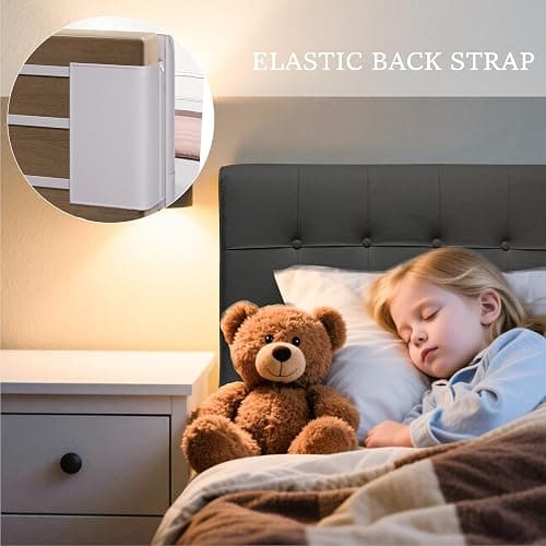 BCU Headboard Pillow Twin XL Upholstered Comfy Back Rest Pillow Bed Wedge Pillow for Headboard in College Dorm Bed Sofa Reading Chair, Black thumbnail 6