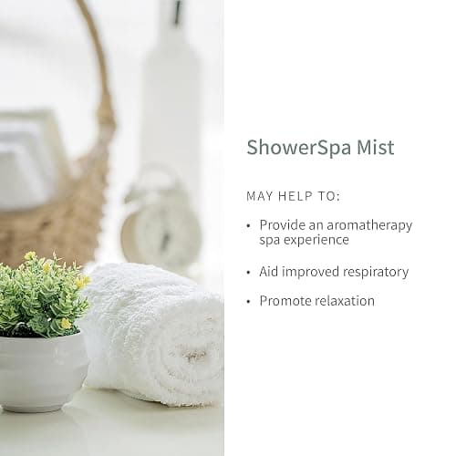 European Spa Source Eucalyptus ShowerSpa Mist Spray for Aromatherapy, At Home Spa Experience, Sinus Congestion Relief, and Tension Relief, 4 fl oz. thumbnail 6