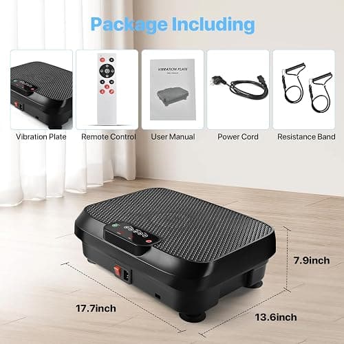 Vibration Plate Exercise Machine for Lymphatic Drainage Weight Loss,Whole Body Workout Vibration Fitness Platform,Mini Shake Plate,Sport Gym Fitness Equipment - Image 1