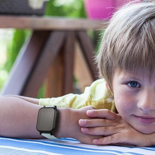 Meliya [4 Pack] Bands for Gabb Watch 3 2 1 / Gizmo Watch 3 2 1 / SyncUP Watch Bands for Kids, 20mm Soft Silicone Breathable Sport Replacement Strap for Gizmo Watch 3 2 1 for Boys and Girls thumbnail 7