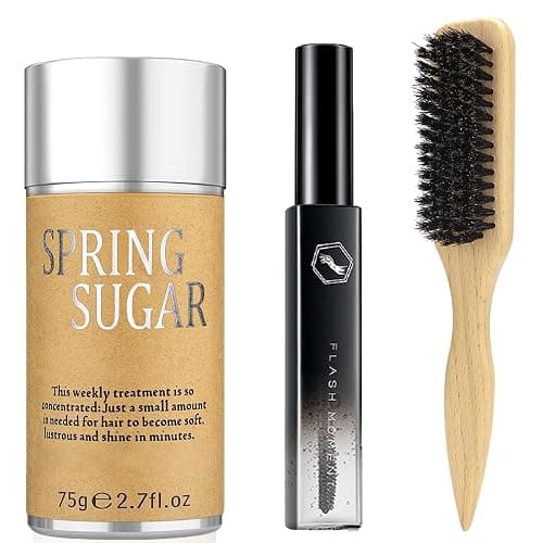 Hair Wax Stick Set for Flyaways Slick Back – Includes Wax Stick for Hair, Slick Back Hair Brush, Hair Finishing Stick – Hair Styling Products for Women, Taming Frizz & Creating Sleek Styles - Image 1