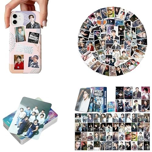 X9H8N9 Skz Merch Stray Fans Gifts Set,Including Photocards, Stickers,Photocards Binder, Coaster,Lanyard,Sticky Notes,Keychain, Pins,Mirror thumbnail 7