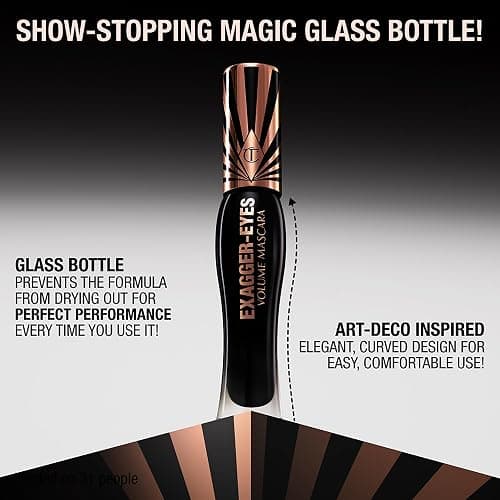 Charlotte Tilbury Exagger-Eyes Volume Mascara - Gift Set Essential - Volumizing Mascara with 28-Hour Smudge-Proof & Flake-Proof Wear - Perfect for Pairing with Makeup Favorites thumbnail 5