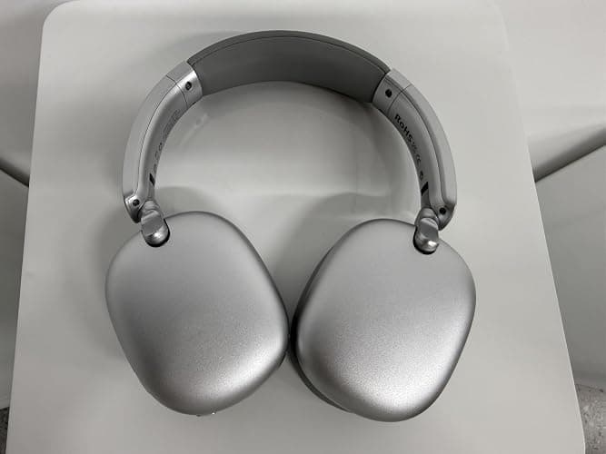 RORSOU C6 Active Noise Cancelling Headphones, Wireless Over Ear Bluetooth Headphones, 60H Playtime, Lightweight Folding Deep Bass Comfort Fit Ear Cups Headset with Mic for iPad/Travel/PC/Home Silver thumbnail 4