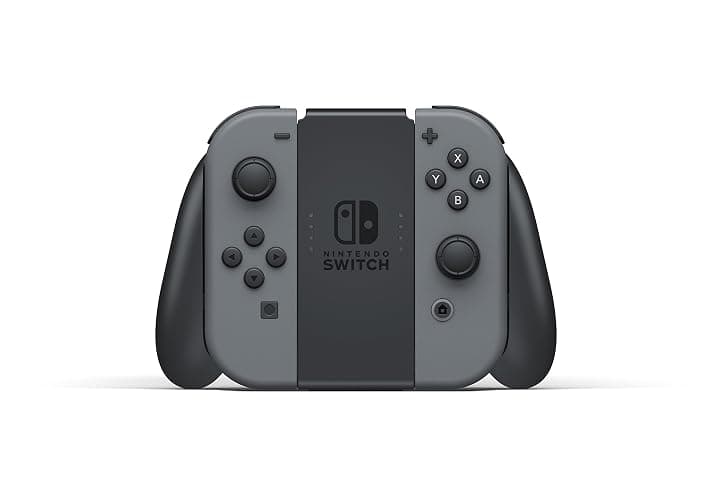 Nintendo Switch Game Console - Black (HAC-001(-01) w/ OEM Gray Joy Cons (Renewed) thumbnail 5