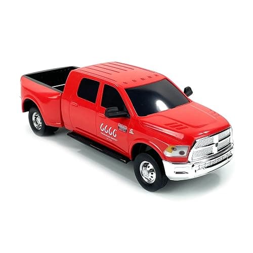 Big Country Toys Realistic Four Sixes Ranch Ram Truck Toy & Trailer Hitch, 6666 Ranch, 1:20 Scale Farm Toys for 3 Year Old Boys - Image 1