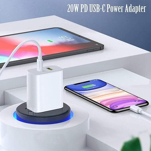 2 Pack USB C Charger Block, Dual Port Type C Wall Charger Fast Charging 20W Power Adapter Cube for iPhone 14/14 Pro/14 Pro Max/14 Plus/13/12/11, XS/XR/X, iPad, Samsung, More thumbnail 2