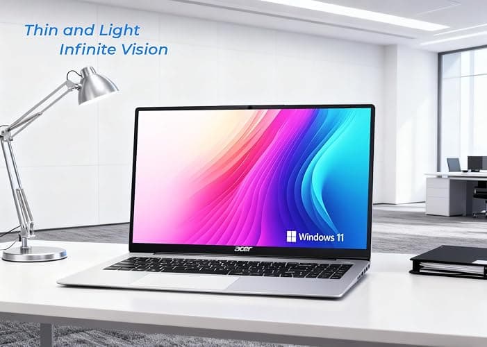 acer Aspire 3 Laptop | 15.6" FHD Display | AMD Ryzen 7 5700U 8-Core Processor | 8GB RAM, 256GB SSD | Windows 11 Pro | Fast Wi-Fi, Business | School & Daily Use thumbnail 7