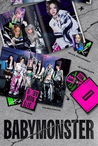 BABYMONSTER WE GO UP 2nd Mini Album [UP Ver.] CD + Photobook + 6 Photocard + Postcard + Poster thumbnail 3