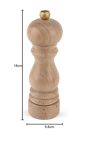 PEUGEOT - Moulin à Poivre Paris u'Select 18 cm - 6 Réglages de Moutures Prédéfinies - En Bois Labellisé PEFC - Fabrication Française - Coloris Naturel thumbnail 3
