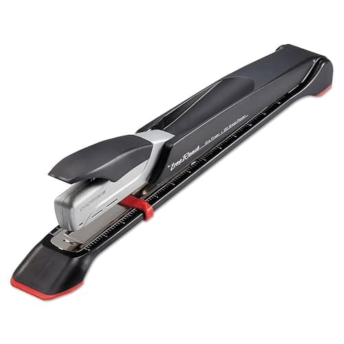 Bostitch Office Booklet Stapler - One Finger, No Effort, Spring Powered, Long Reach Stapler - Silver (1610) thumbnail 4
